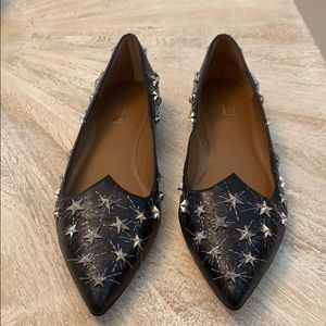 Black & silver cosmic star flats 🙌🏻🖤✨